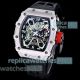 Swiss Replica Richard Mille RM 35-03 Rafael Nadal Skeleton Dial White Rubber Watches (3)_th.jpg